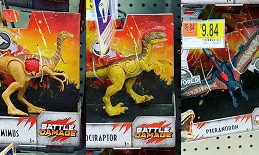 jurassic world battle damage pteranodon