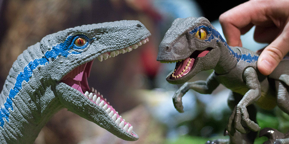 New York Toy Fair Mattel Super Colossal Primal Pal Blue Recap Hd Gallery Collect Jurassic
