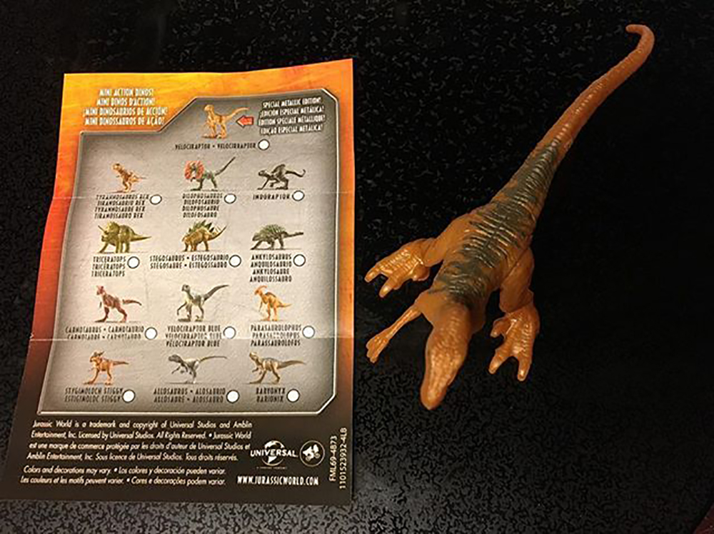 jurassic world dino rivals mini action dinos