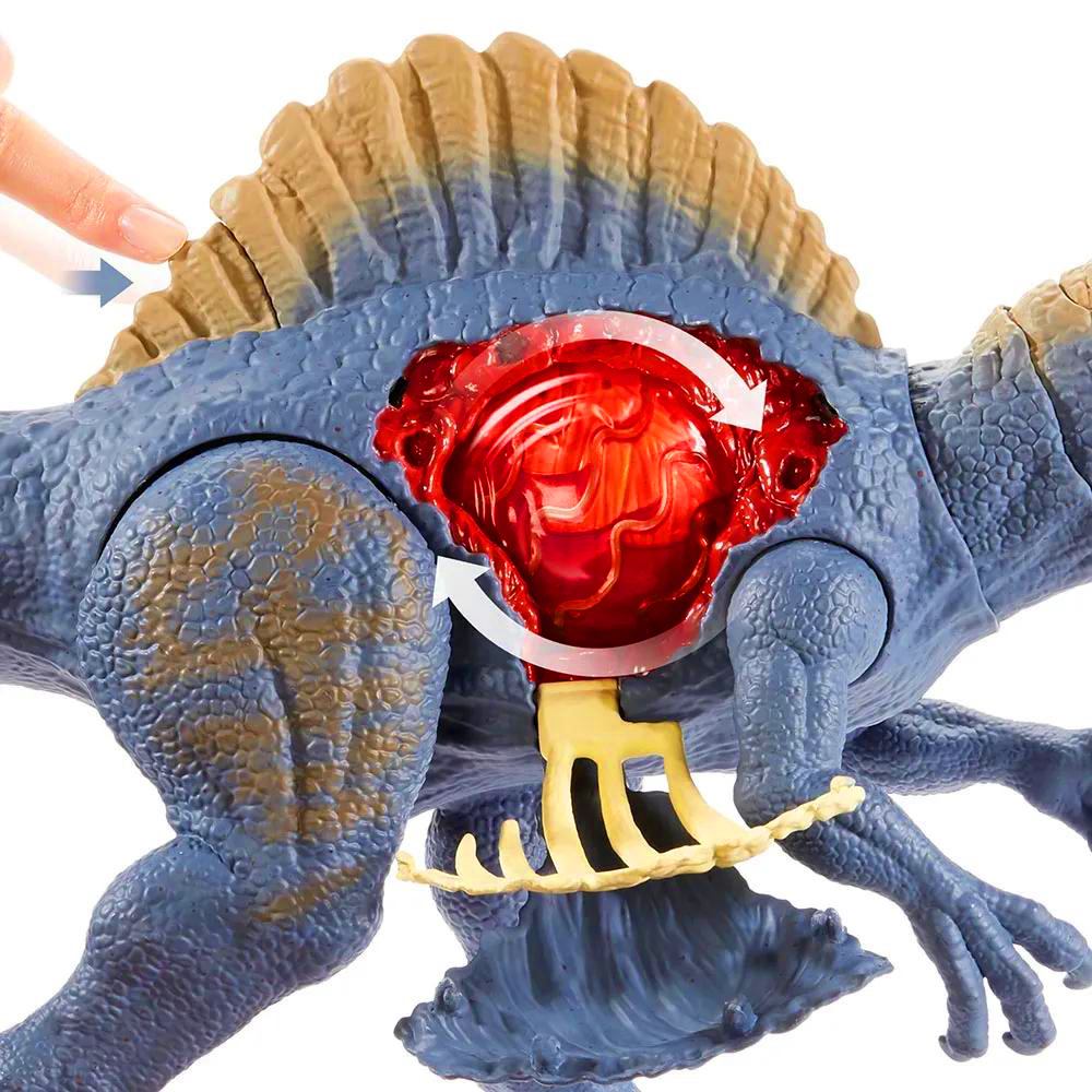 mattel battle damage spinosaurus