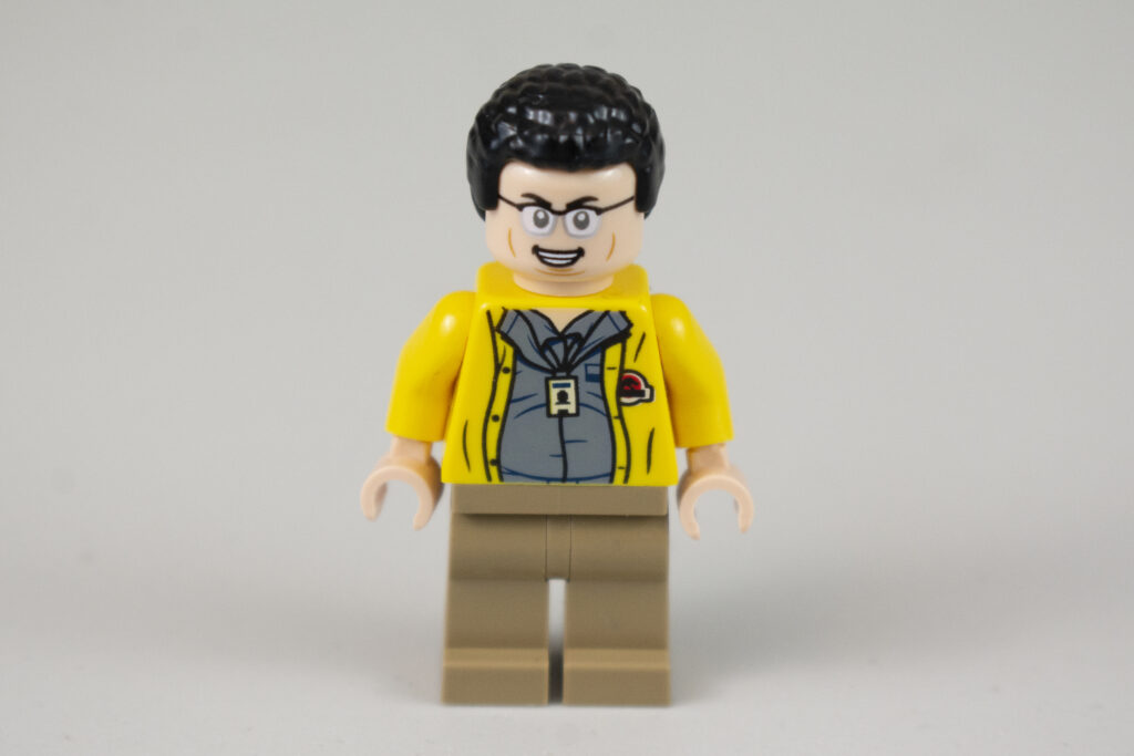 LEGO Jurassic Park Dennis Nedry Front