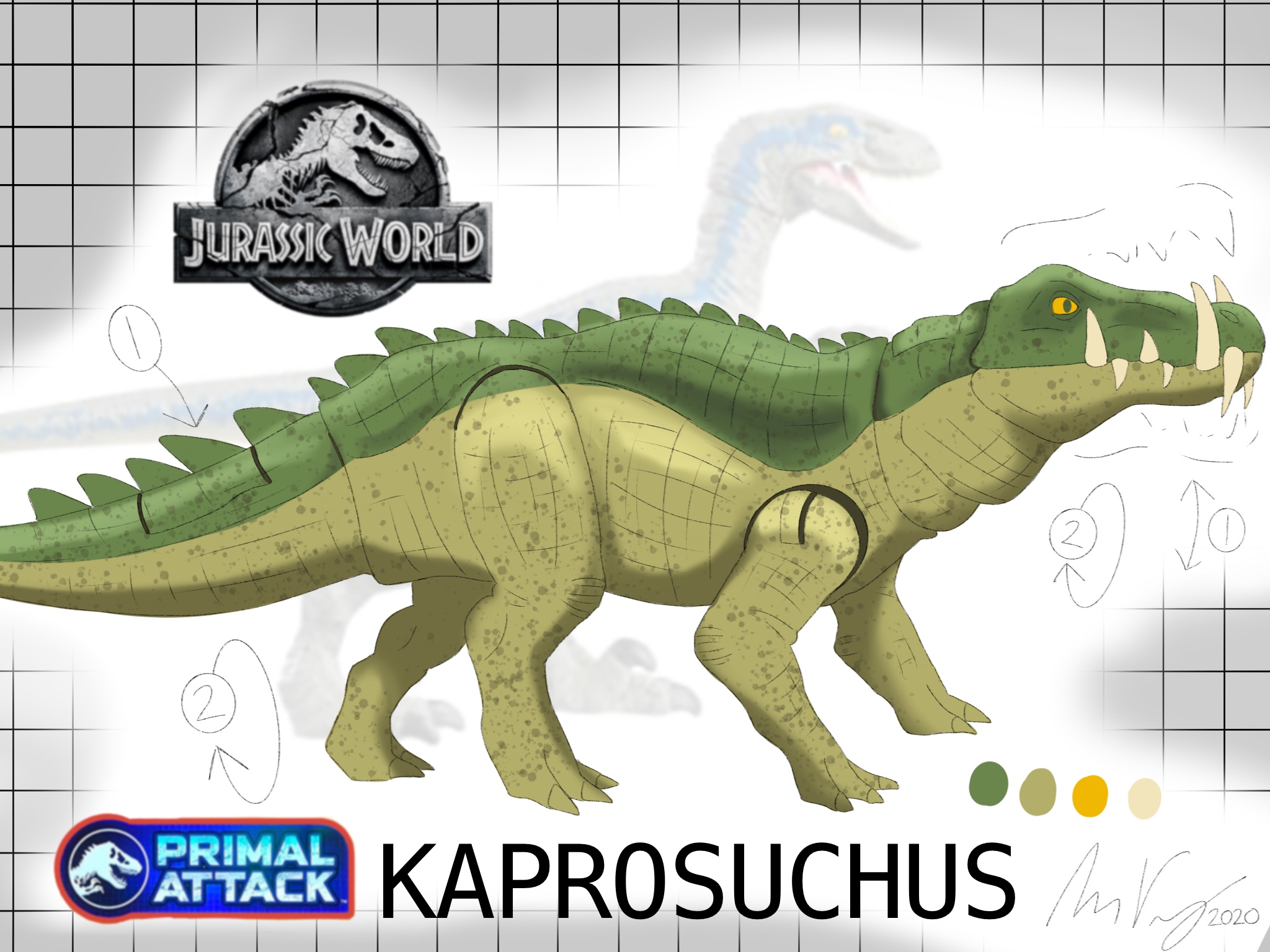 jurassic world carnoraptor toy