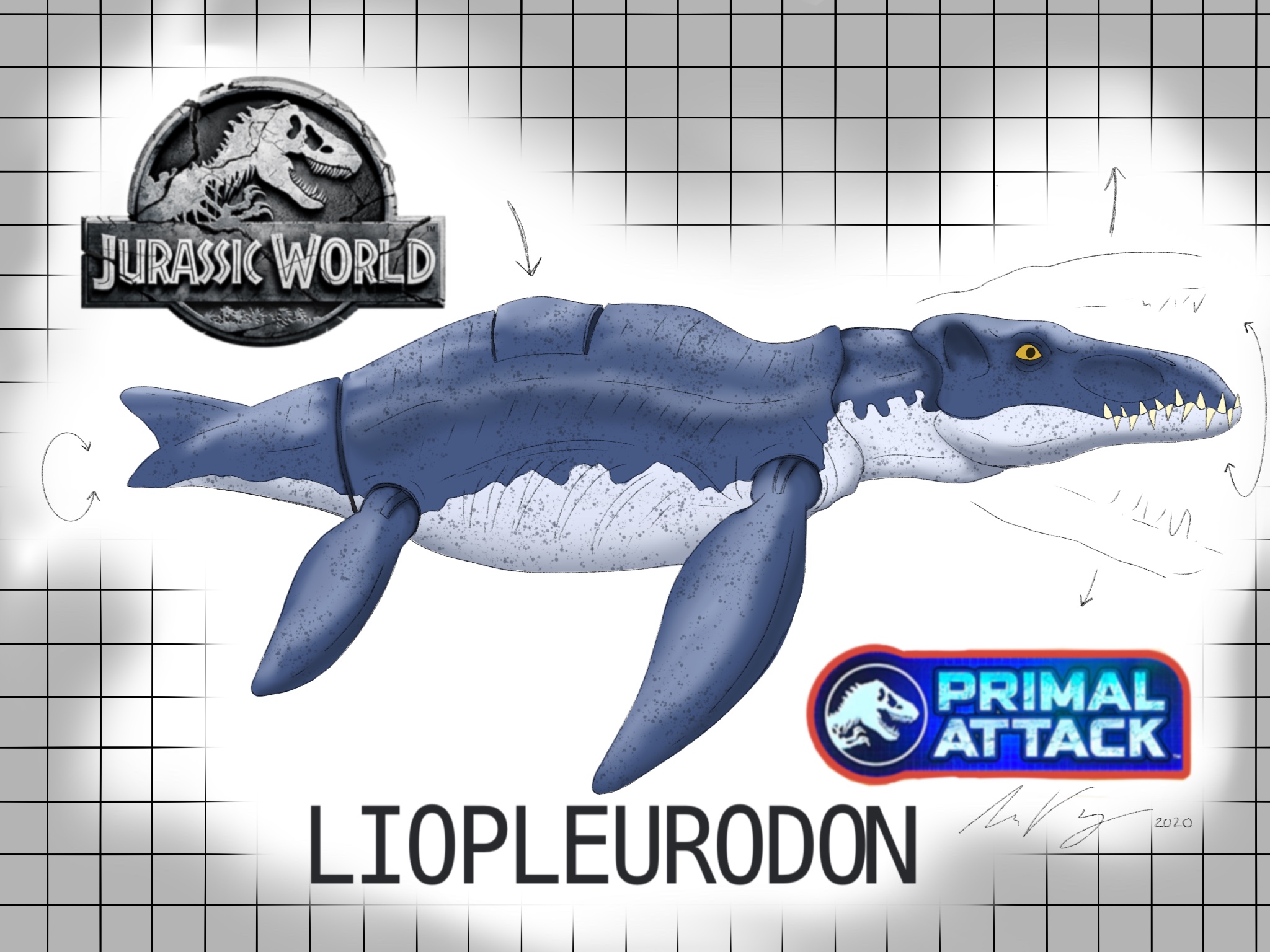 jurassic world megalodon toy