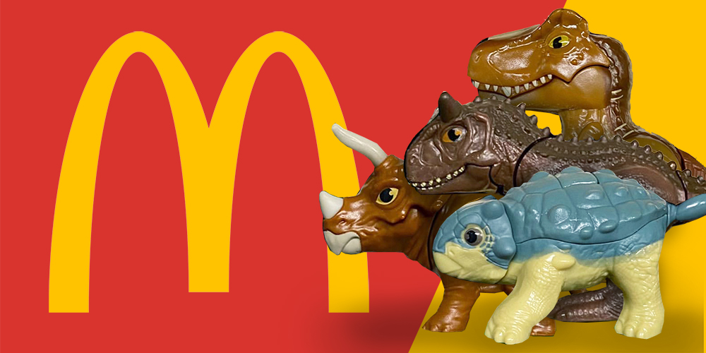 Mcdonald S Happy Meal Toys For Camp Cretaceous Coming In September Collect Jurassic