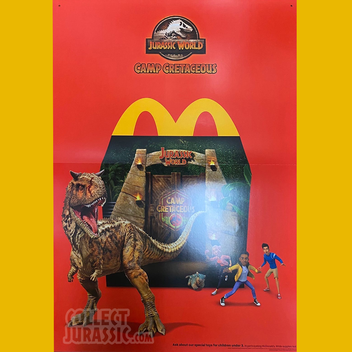 Mcdonald S Happy Meal Toys For Camp Cretaceous Coming In September Collect Jurassic