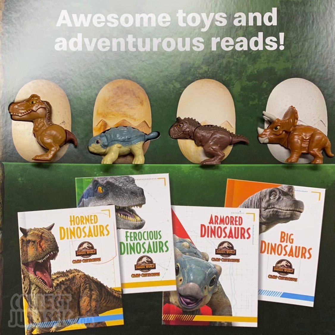 #1 Horned Dinosaurs ~ Lot of 3 Books McDonald's Happy Meal JURASSIC WORLD 2020