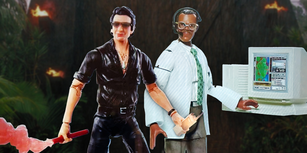 First Look: Amber Collection Ray Arnold and Ian Malcolm  - Collect  Jurassic
