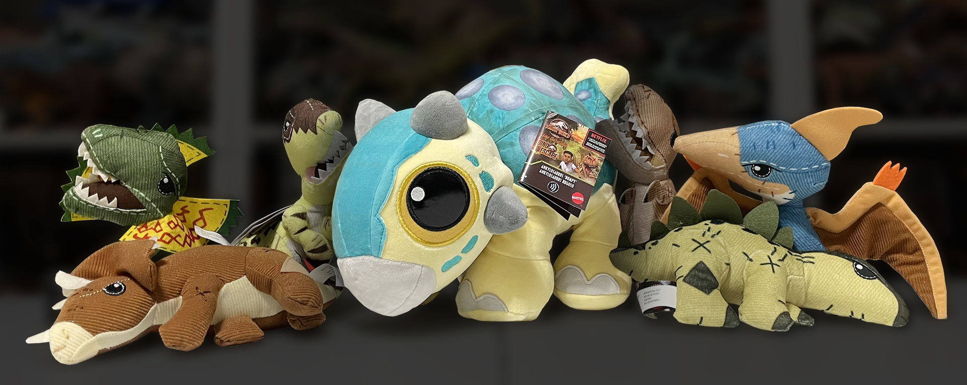 camp cretaceous bumpy plush toy